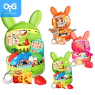 On The Go Mall Bunny Buddy Early Learning Handbag Set – 3-in-1 Multi-Theme Pretend Play Toy Kit
