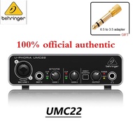 ☟BEHRINGER UMC22 / UM2 Audio Interface Microphone Headphone Amplifier Recording Sound Card ┲✌
