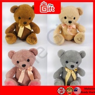 The Gift  Teddy Bear Soft Toy Stuffed Toy With Ribbon PP Cotton  (36cm x 25cm x 25cm)