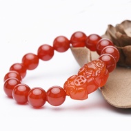 Natural Red Agate Pixiu Bracelet Natural Red Agate Product Area Bracelet Red Agate Pixiu Bracelet