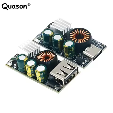 QC3.0 A pple Hua wei MTK Sam sung DIY Fast Charger DC 5-32V 24W Step-down Module for Emergency Charg