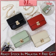 Ready Stock MICOLE SB2408 Korean Women Sling Bag Crossbody Bag Shoulder Bag Women Bags Casual Bag Be