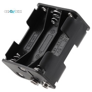 Double Side Spring 6 x 1.5 V AA Battery Holder Case Box Black