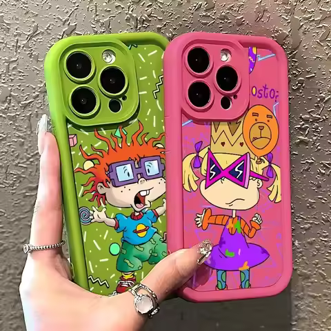 Funny Cartoon R-Rugrats Phone Case for IPhone 17 Air 16 Pro 15 14 13 12 11 Pro Max 16E XR XS X 7 8 P