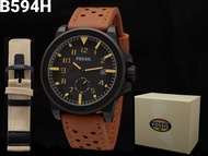 Jam Tangan Pria Fossil f4645 Detik bawah aktif free tali jam dan kotak cod bayar di Tempat