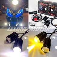 MOTORCYCLE LED SPORT LIGHT MINI DRIVING LIGHT+SWITCH