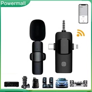 【K15】3in1 Wireless Lavalier Microphone wireless dual microphone for 3.5mm type-c ip Live Recording