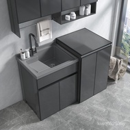 Wash Hand Rainproof Balcony Laundry Combination 9c Cabinet GB39