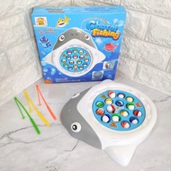 Michiro Fishing Toy Set Spinning Fish Fishing Toy Cute Fishing Toy/ Fishing Toy Set Kids Charm Fishi