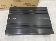 K-3300.1 3000W แอมป์รถยนต์ แอมป์ขยายเสียง เพาเวอร์แอมป์ แอมป์ แอมป์ขยาย CLASS D MONOBLOCK ขับ10-12นิ้ว แม่เหล็ก 180 เบสแน่นๆแรงๆ