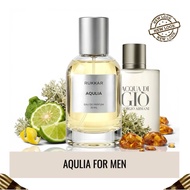 Rukkar Perfume AQULIA - Men's Perfume, Citrus Aroma, Tropical and Masculine Sea Freshness