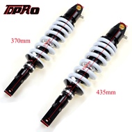 TDPRO 10mm 435mm 17"; 1200LBS 14.56"; 370mm 750LBS Motorcycle Adjustable Spring Rear Shock Absorber 