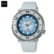 Velashop นาฬิกาขอมือไซโก้ SEIKO PROSPEX Save The Ocean 7 Tuna penguin สายยาง Polyurethane รุ่น SRPG5
