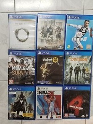 PS4 遊戲合集：FIFA 19, Fallout 76, NBA 2K22 等