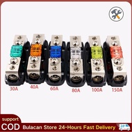 Car Audio Fuse Power Fuse Holder 30-150A Stereo Audio Single Way AGU Fuse Holder