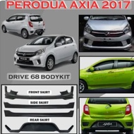 [READY STOCK] Axia 2014-2017 Facelift Gear Up / Drive 68 Bodykit Body Kit Skirting Skirt With OEM Paint
