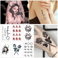 1* Temporary Tattoo Sticker Waterproof & Cute Sticker Tattoos Fake Characters W0o9