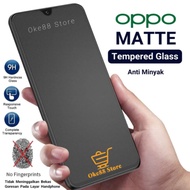 LAYAR Matte Glass Full Screen Oppo F5 F7 F9 F9 Pro F11 F11 Pro F15 F17 F17 Pro F19 F19 Pro F19 Pro Plus F7 Youth F5 Youth Screen Protector Tempered Glass Anti Glare Anti Scratch Glass Anti Oil Full Screen