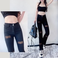 1133 [Black S] Giant Long Legs Three-Dimensional QQ Fleece Flared Pants Store Style 48 Hours