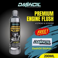 DashOil Premium Engine Flush 200ML 4T 4AT LC135 Y15ZR RSX150 RS150 EX5 FZ150I KAWASAKI HONDA YAMAHA SYM VF3I Dash Oil