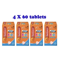 [Exp 02/25] [Bundle of 4]🚚[Free Ship]🚚Redoxon Double Action Kids Tutti Frutti Chewables 4X60 Tablets