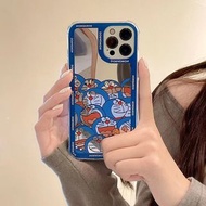 包郵 三星鏡面手機殼 多啦a夢 Doraemon Case with mirror iPhone case 💕Samsung case💕歡迎查詢手機型號