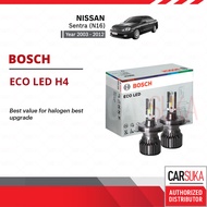 BOSCH ECO LED H4 Halogen Headlight Retrofit Bulb for Nissan Sentra (N16) Year 2000 - 2012