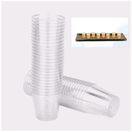 5000pcs Plastic Try Mini Cup/Plastic Testing Cup / Transparent Sampling Plastic Cup / Cawan Plastic