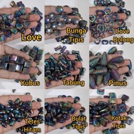 1 pound AB Black Beads Wholesale Monte Beads Beads/