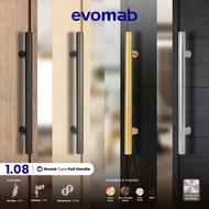 evomab Pull Handle Pintu Minimalis warna Hitam 1.08-BL