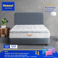 Uniland Springbed Scania Pillowtop - Kasur Spring Bed Full Set