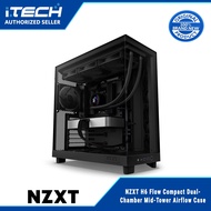 NZXT H6 Flow Compact Dual-Chamber Mid-Tower Airflow Case