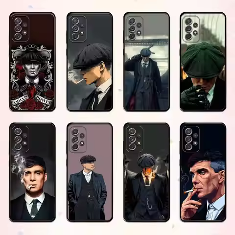 T-Thomas S-Shelby Peaky Blinders Phone Case For Samsung S 25,24,23,22,30,21,10,9,Ultra,Plus,Lite,FE,