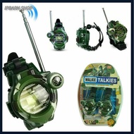 IPBARN SHOP 2PCS Design Outdoor Army Watch Radios Toys Long Range Walky Talky Wireless Walkie s