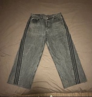 Adidas Denim Jeans with 3 Stripes
