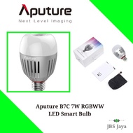 Aputure B7C 7W RGBWW LED Smart Bulb Photography lights 2000K-10000K Adjustable 0-100%