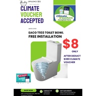 (Climate Voucher ok) Eaco T933 Tornardo Flush Toilet Bowl