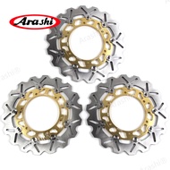 Arashi CNC Full Floating Front Rear Brake Disc Rotors For YAMAHA XVZ VENTURE ROYALE 1200 1984 1985 1