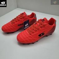 รองเท้าฟุตบอลเด็ก รองเท้าสตั๊ดเด็ก HARA รุ่น F27K สีแดง SIZE 32-38