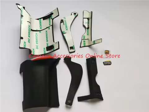 New Grip Rubber Cover Side Set For Nikon D750 +D750 LOGO +FX Rubber Camera Part