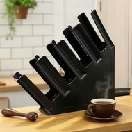 4-Compartment Coffee Cup Dispenser, Multi-Grid Countertop Holder for Disposable Cups in Beverage Sho