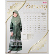 (Ready Stok Pre Order) Zameera Dress Kids Gamis Anak By Attin