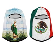 GCBalaclava Mexico Flag San Judas 2 Pack Face Mask UV Protection for Men Women Sun Hood Tactical Lig