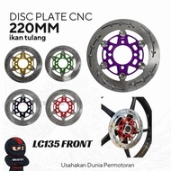Disc plate ikan tulang cnc 220mm LC135