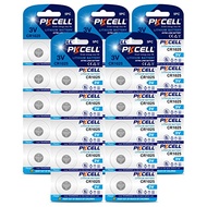 PCELL Cr1025 Br1025 10255 3V Lithium Batteries 25Pcs 5 Cards