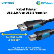 Vention 2 Meter USB 2.0 A to USB B Printer Cable