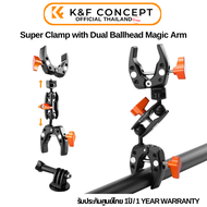 K&F MS25 Double Super Clamp with A GoPro Adapter