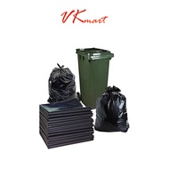 XXL HDPE Large Black Garbage Bag / 100L Garbage Bag / 120L Garbage Bag / 240L Garbage Bag / Big Dust