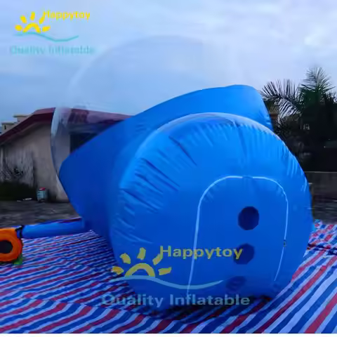 Outdoor Cabin House Camping Transparent Igloo Dome Clear Bubble Inflatable Tent Lodge Balloon