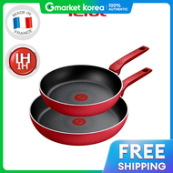 Tefal | กระทะเทฟอล อนดกชน ไทเทเนยม 2X เดลเอกซเพรท 2 ชน (กระทะ 24 นว + กระทะ 28 นว)